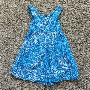 Floral Blue Kids Dress